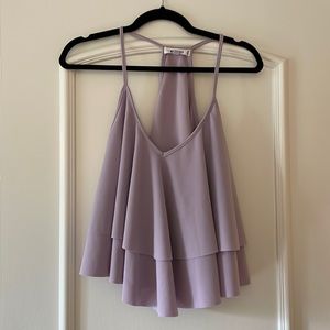 Lilac 2-tier flowy tank